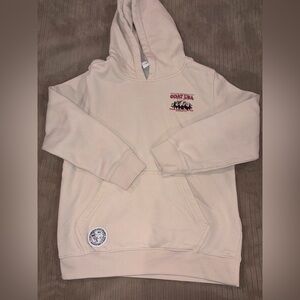 GOAT USA Kids' Cream Hoodie Size Large